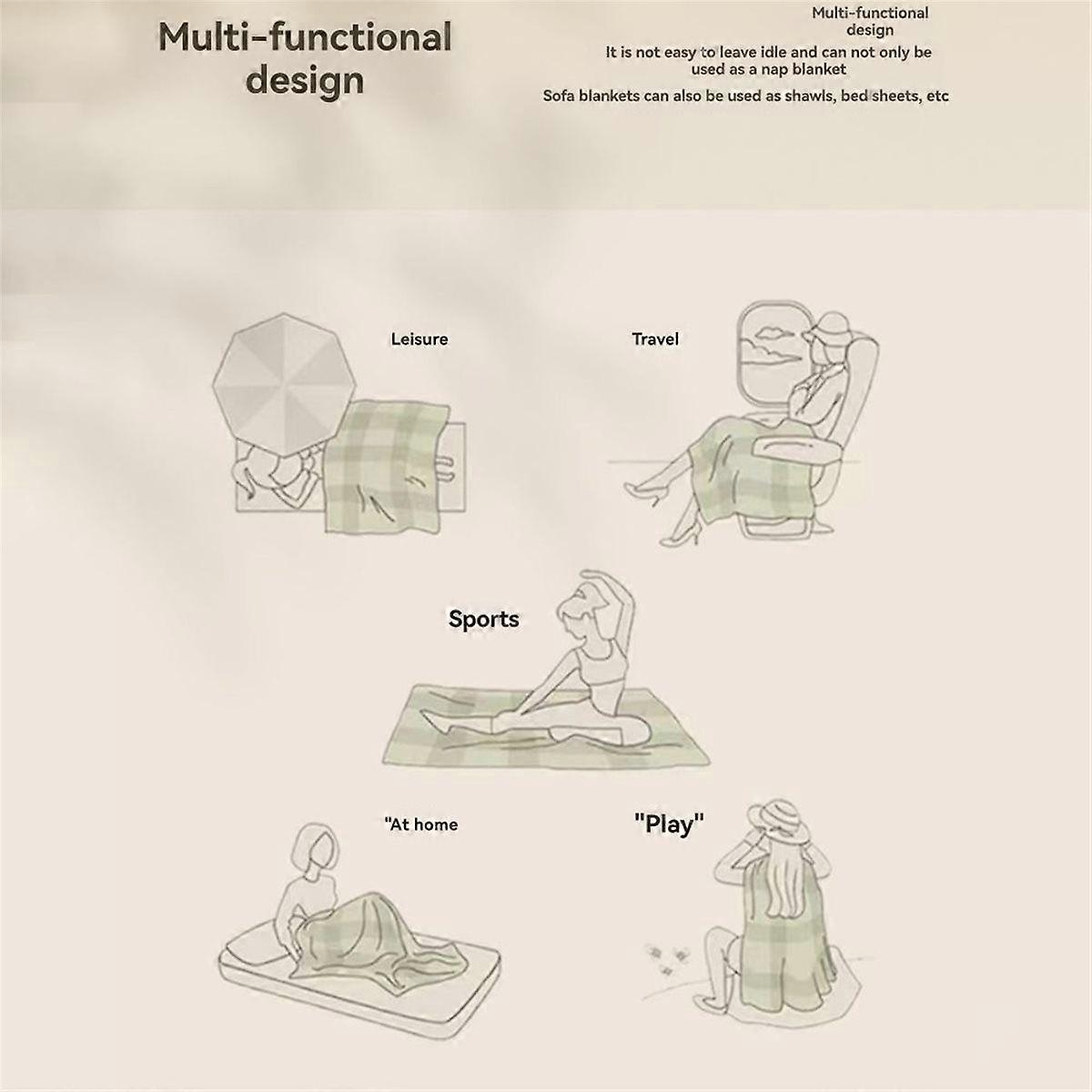 Portable Heated Blanket USB Rechargeable Heated Blanket with Zipper 3Temp Temperature Adjustment Of