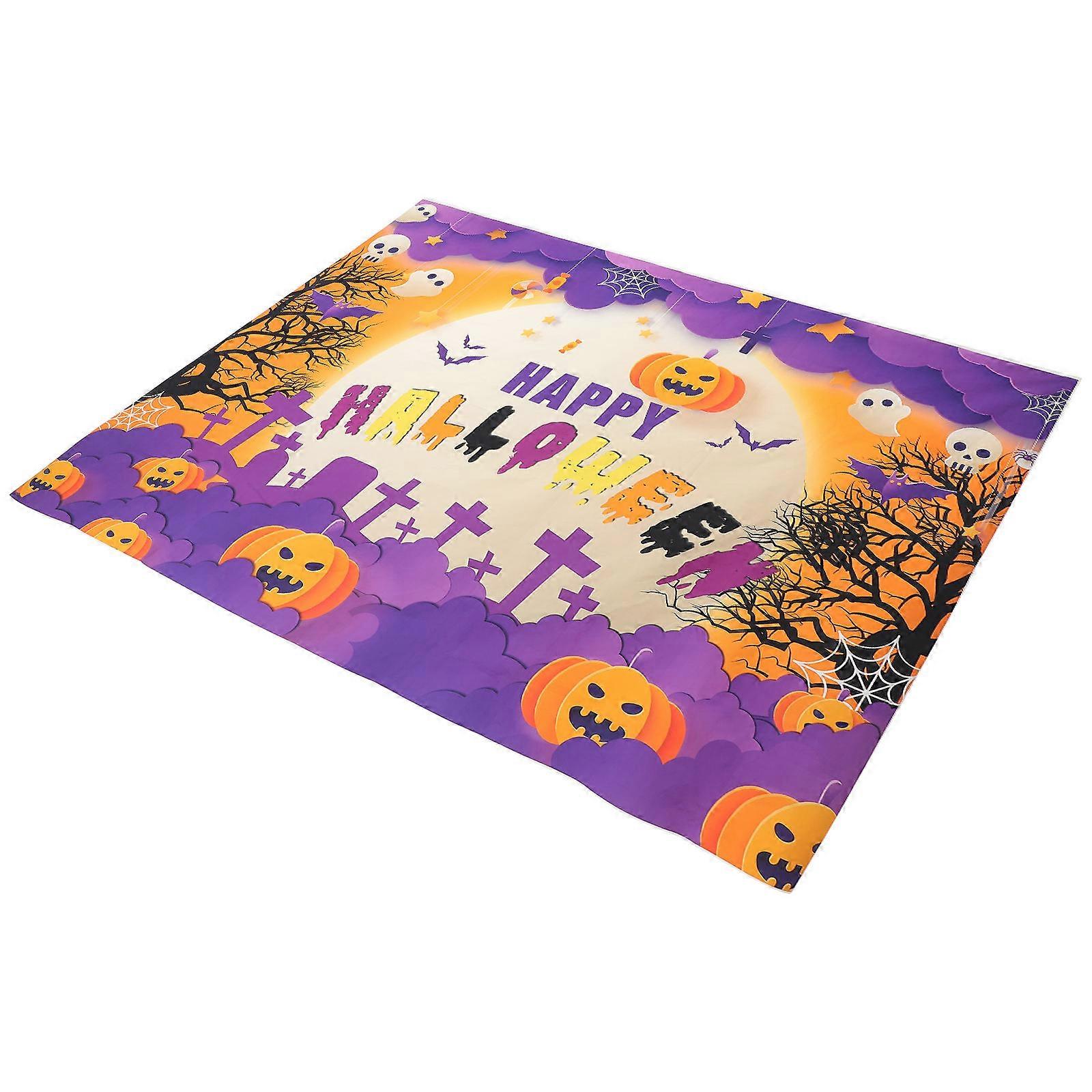 Halloween Backdrop Decor 3Pcs for Party Photography Scene Layout Display