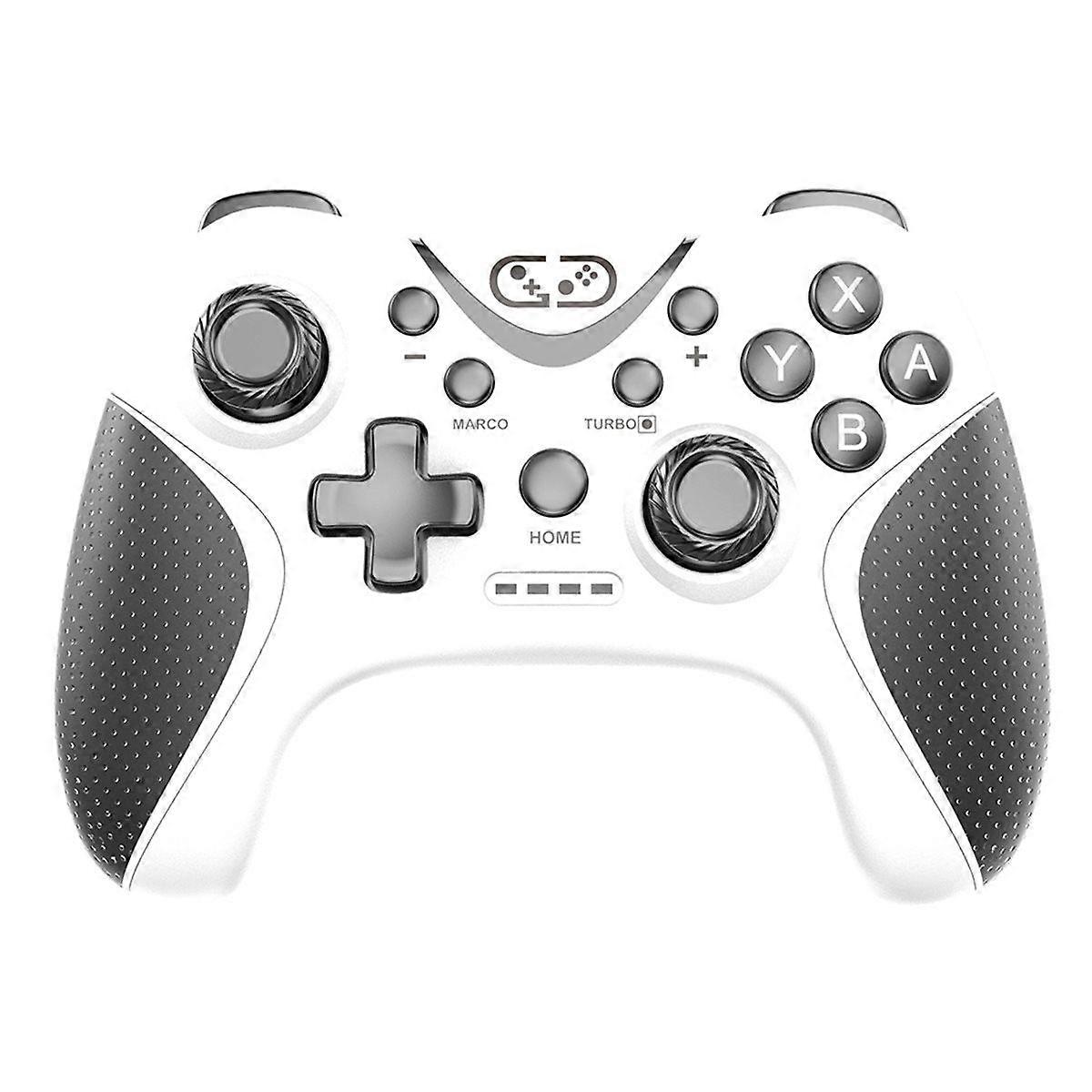 For Switch2 NS Pro Wireless Gamepad for Switch Lite OLED PC Android Continuous Vibrations Game Controller Black&White