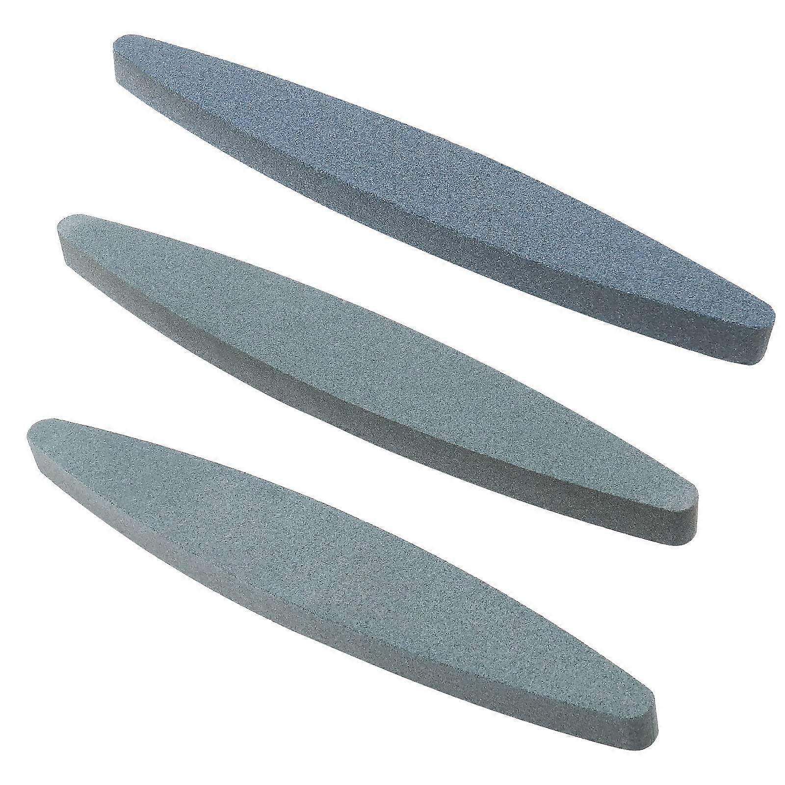 3pcs Sharpening Stone Set MultiGrit 120 150 240 Knife Whetstone for Lawn Mower Blades Axes Machetes