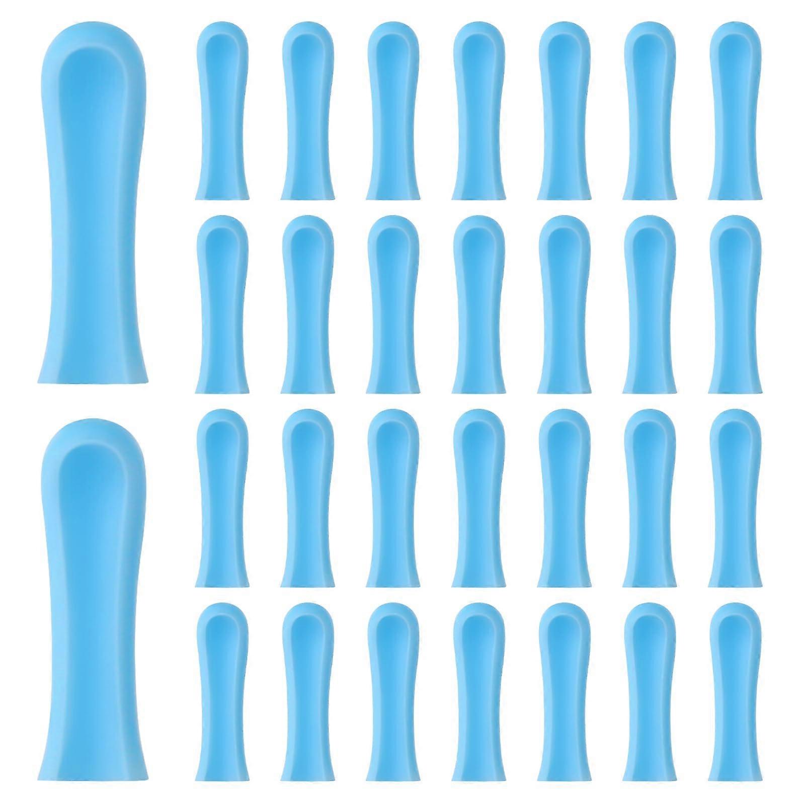 30 Pack Silicone Ear Wax Removal Replacement Tips for Endoscope Cleaning Accessories Set