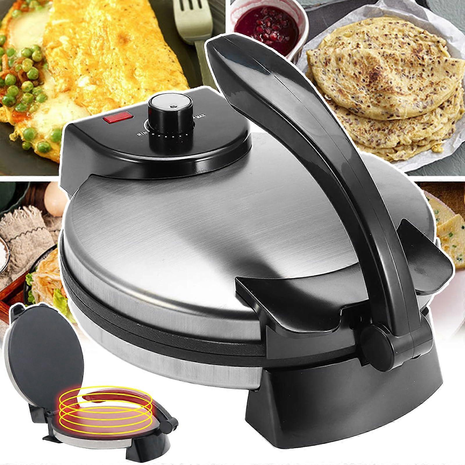 Electric Pancake Maker 2000W DoubleSided Heating NonStick Plate Adjustable Temperature Tortilla Press