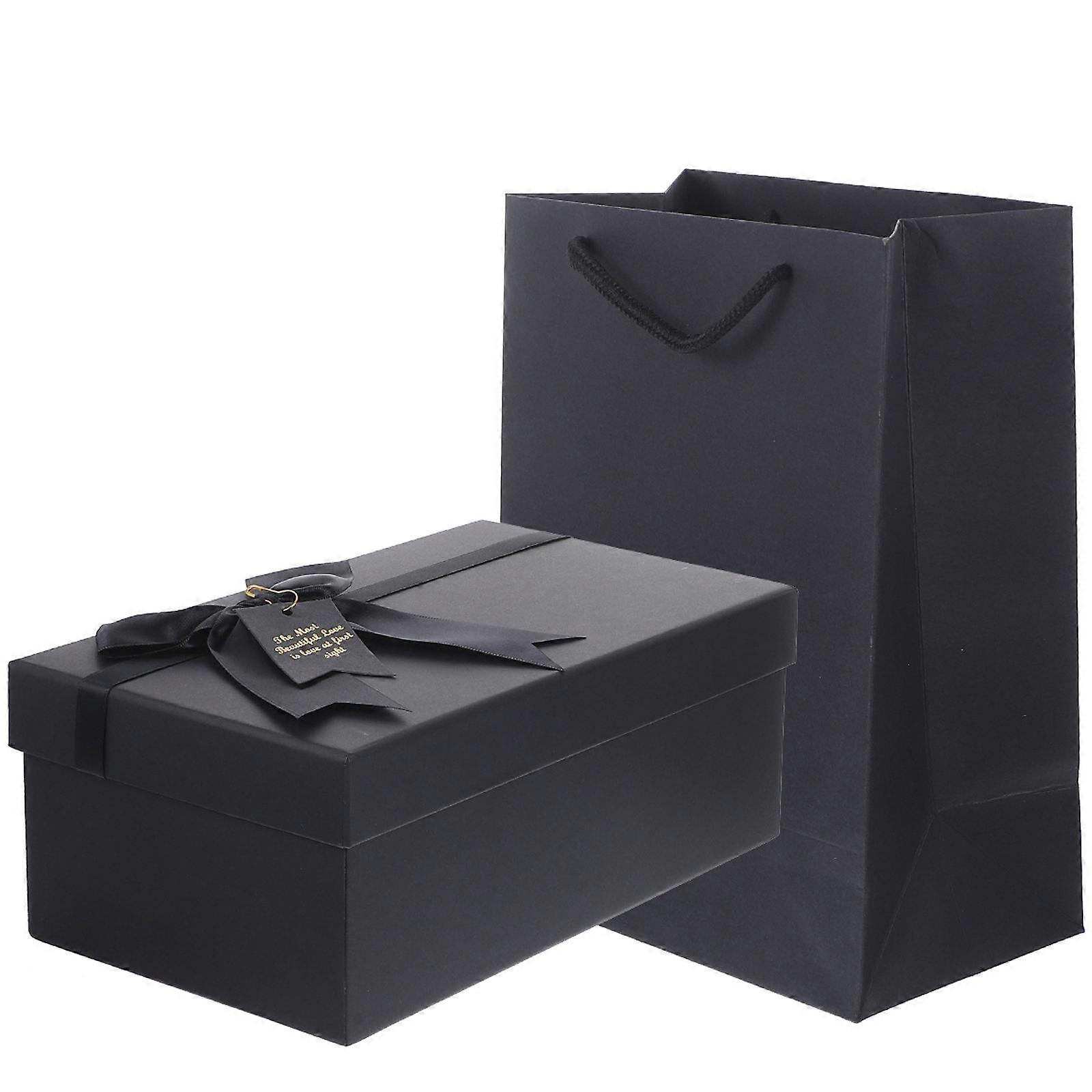 Gift Box Square for Decor 1Set Elegant Valentine's Day