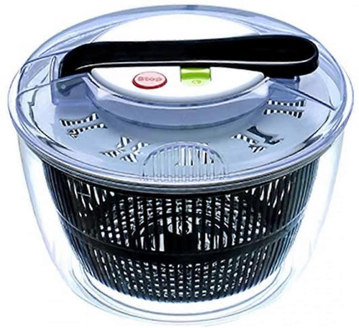 Large Capacity Salad Spinner for Lettuce and Vegetables, Easy OneHand Operation Kitchen Dryer