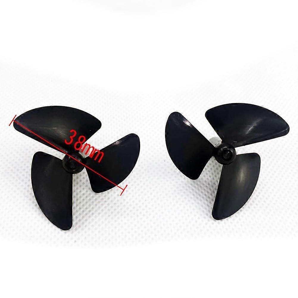 38mm 3Blade RC Boat Propeller Set with Left and Right Rotation for Balanced Thrust and Secure Fit