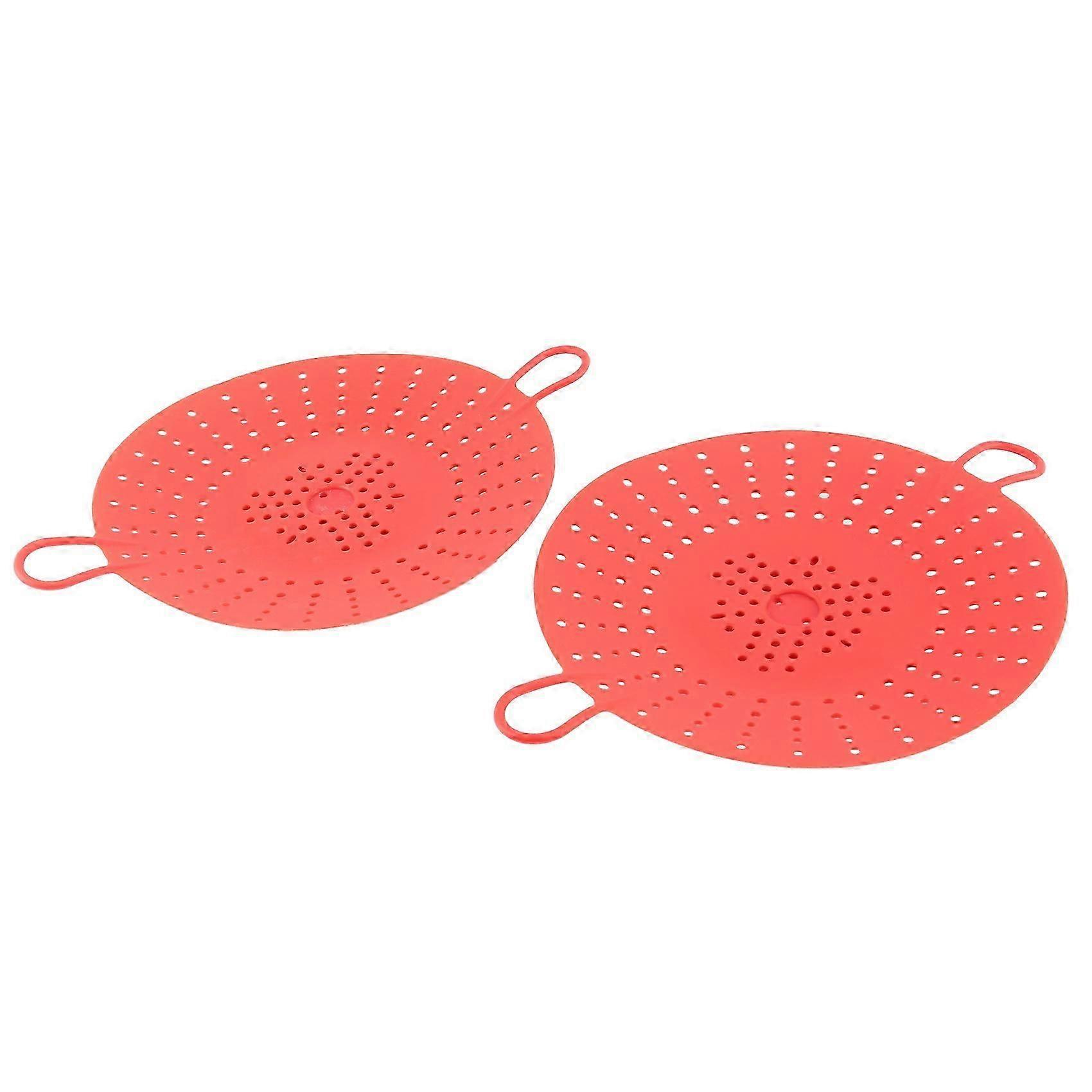 2 Pcs Silicone Steamer,Vegetable Steamer Basket Insert for Pressure Cookers, Microwavable, Multicook