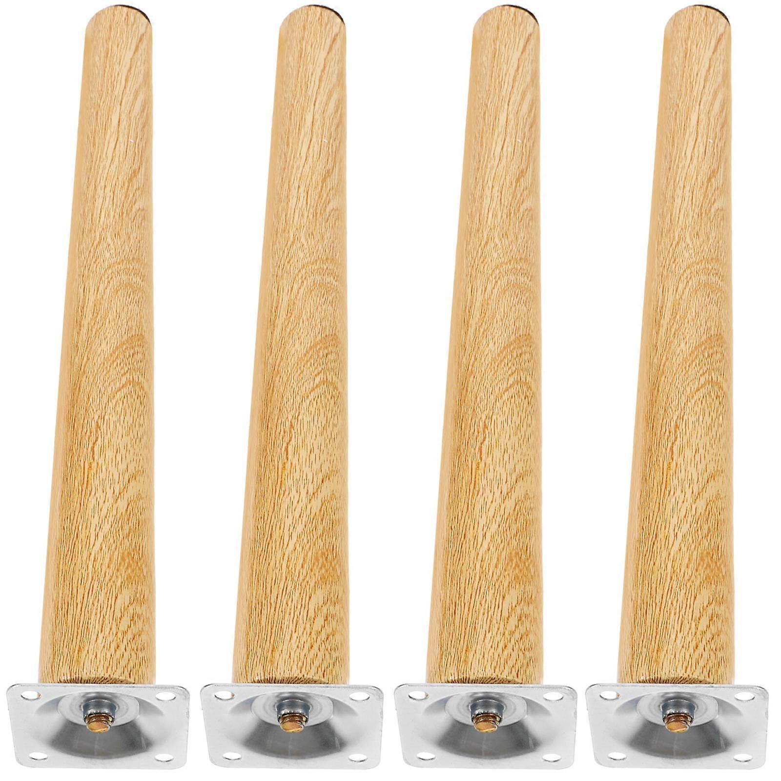 Sofabeine, Möbelbeine für stabile Möbel, 4 Stück, Khaki, Eisenholz