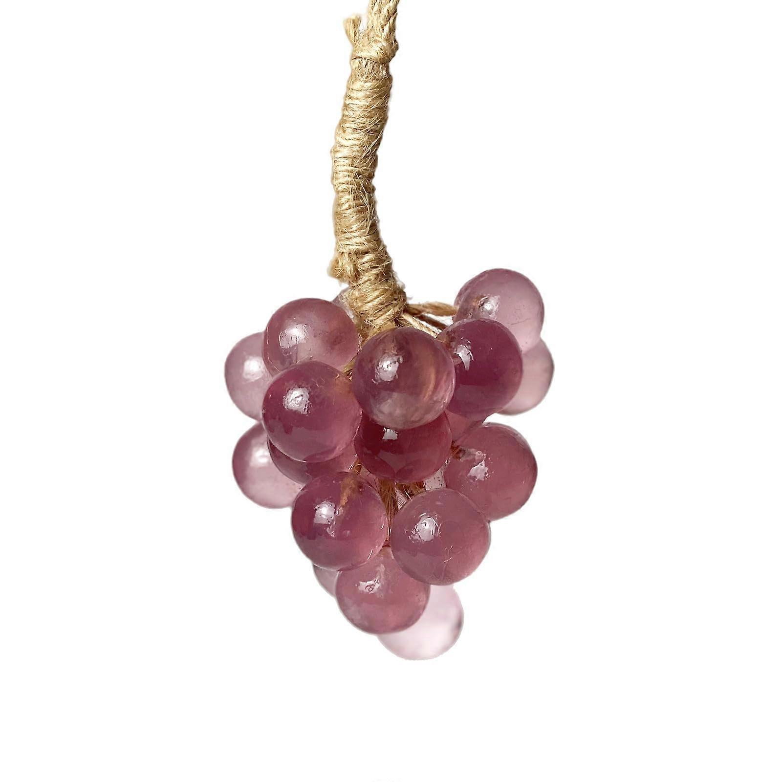 Grape Soap on a Rope with Realistic Cluster Design, Handmade Cold Process for Gentle Moisturizing Cleanse