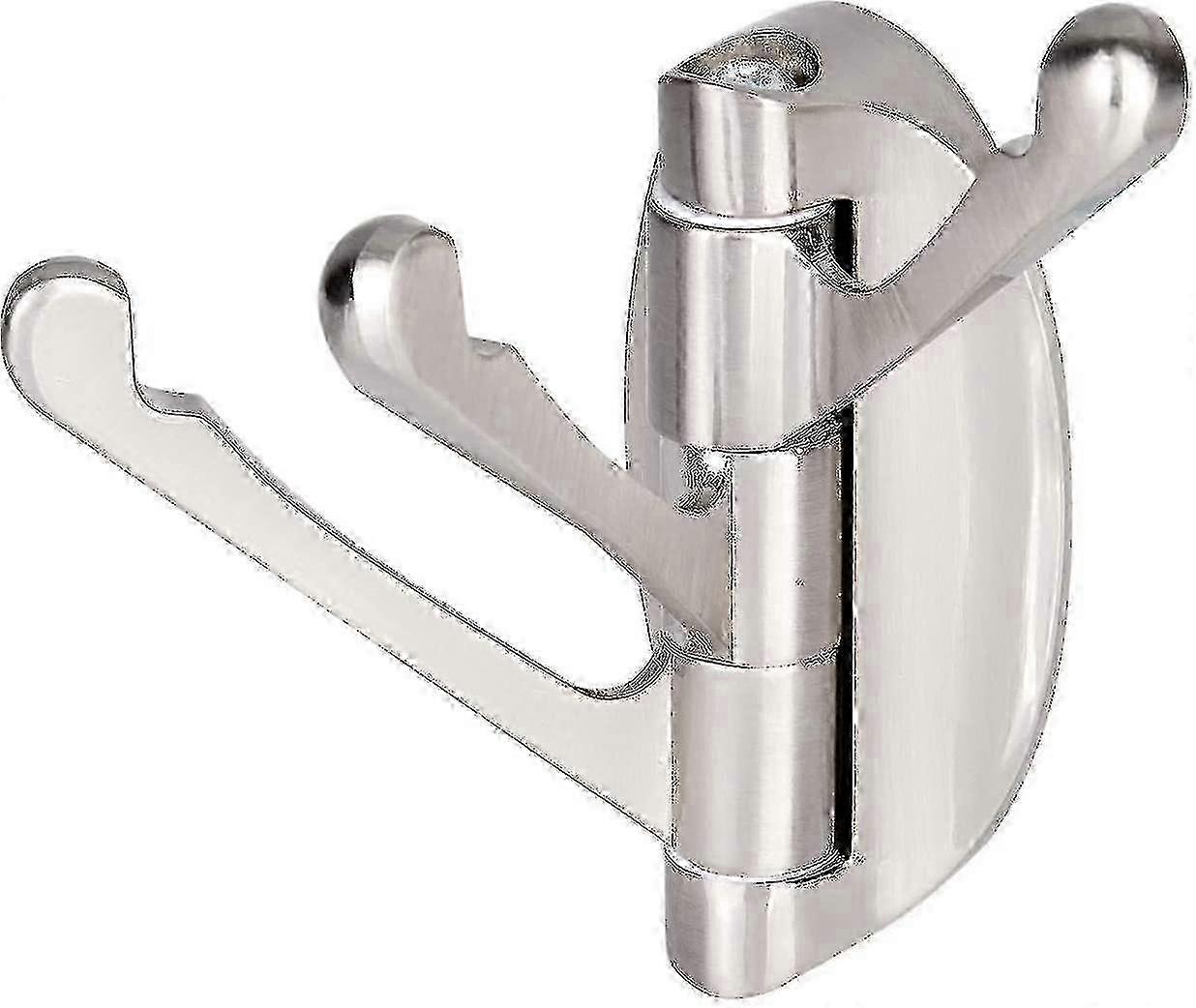 Coat Hook, Solid Metal Rotatable Hook Folding Swing Clothes Hanger