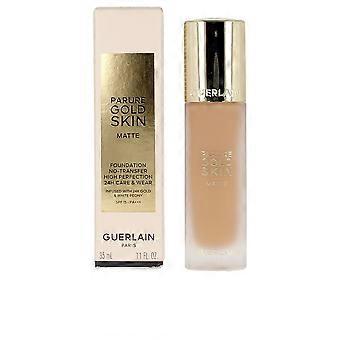Base de maquillaje mate Guerlain Parure Gold Matte #4w 35 ml Unisex
