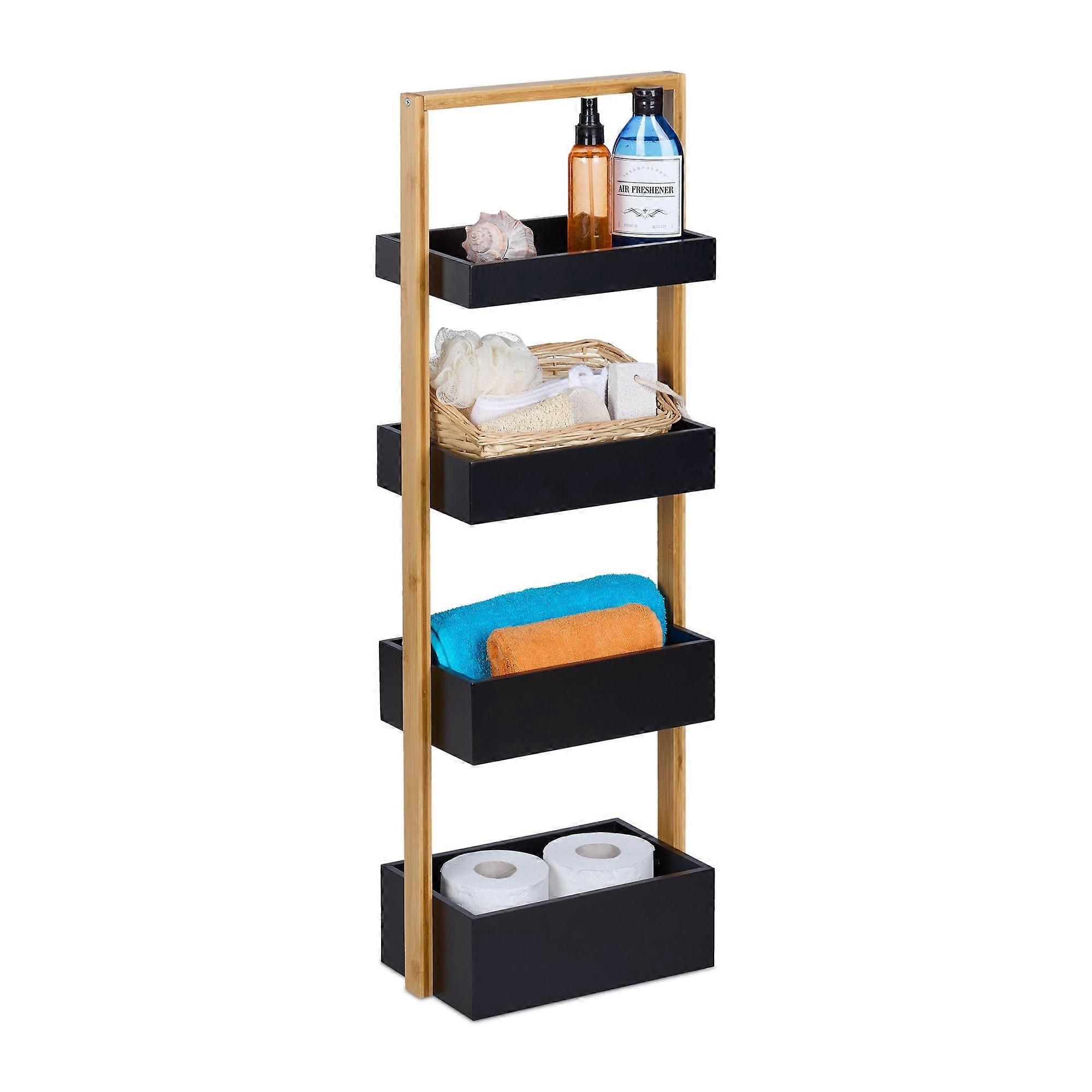 Bambus Badezimmerregal 4 Regale
