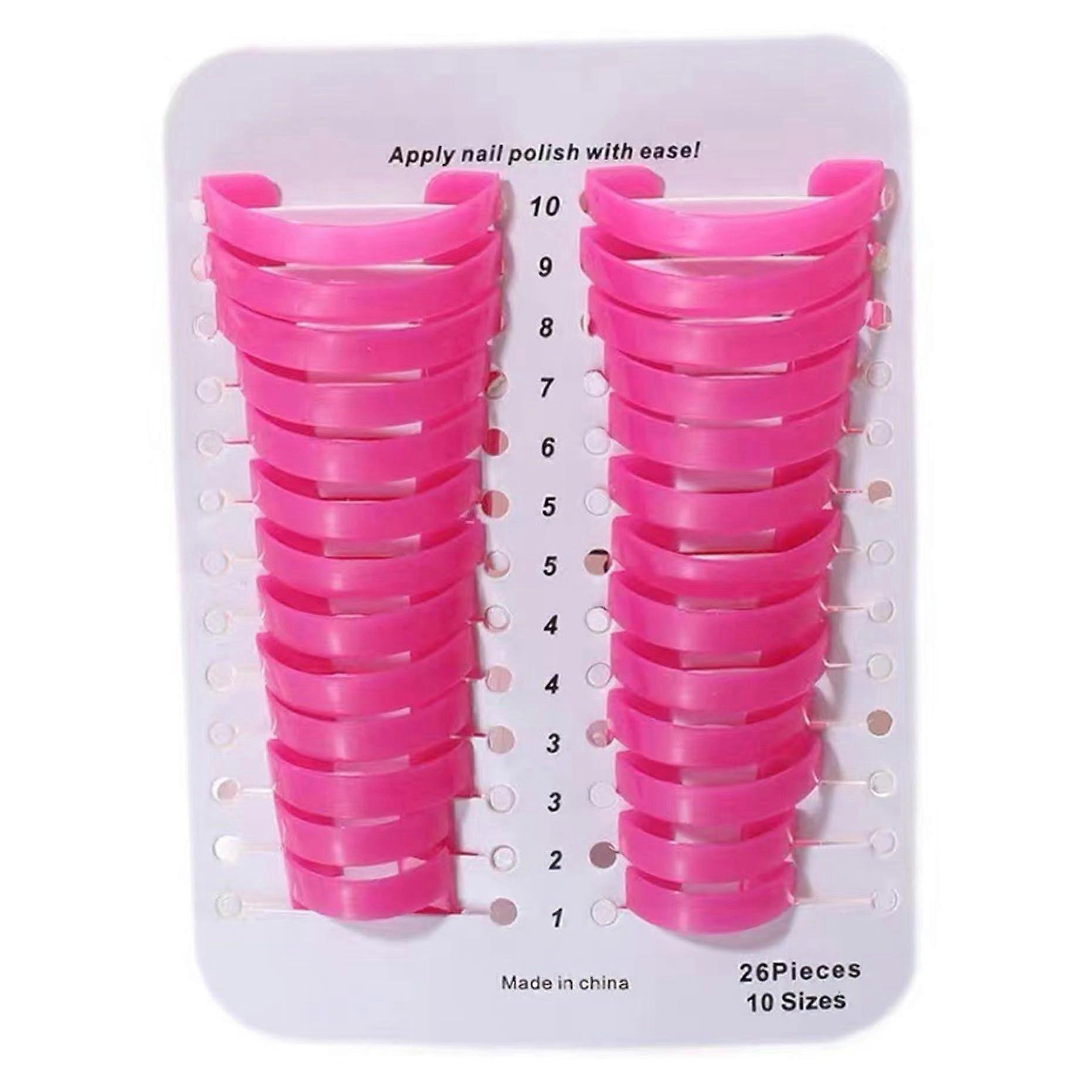 Nail Polish Protector SpillProof Finger Shields with Precision Manicure Stencils, 2 Boxes