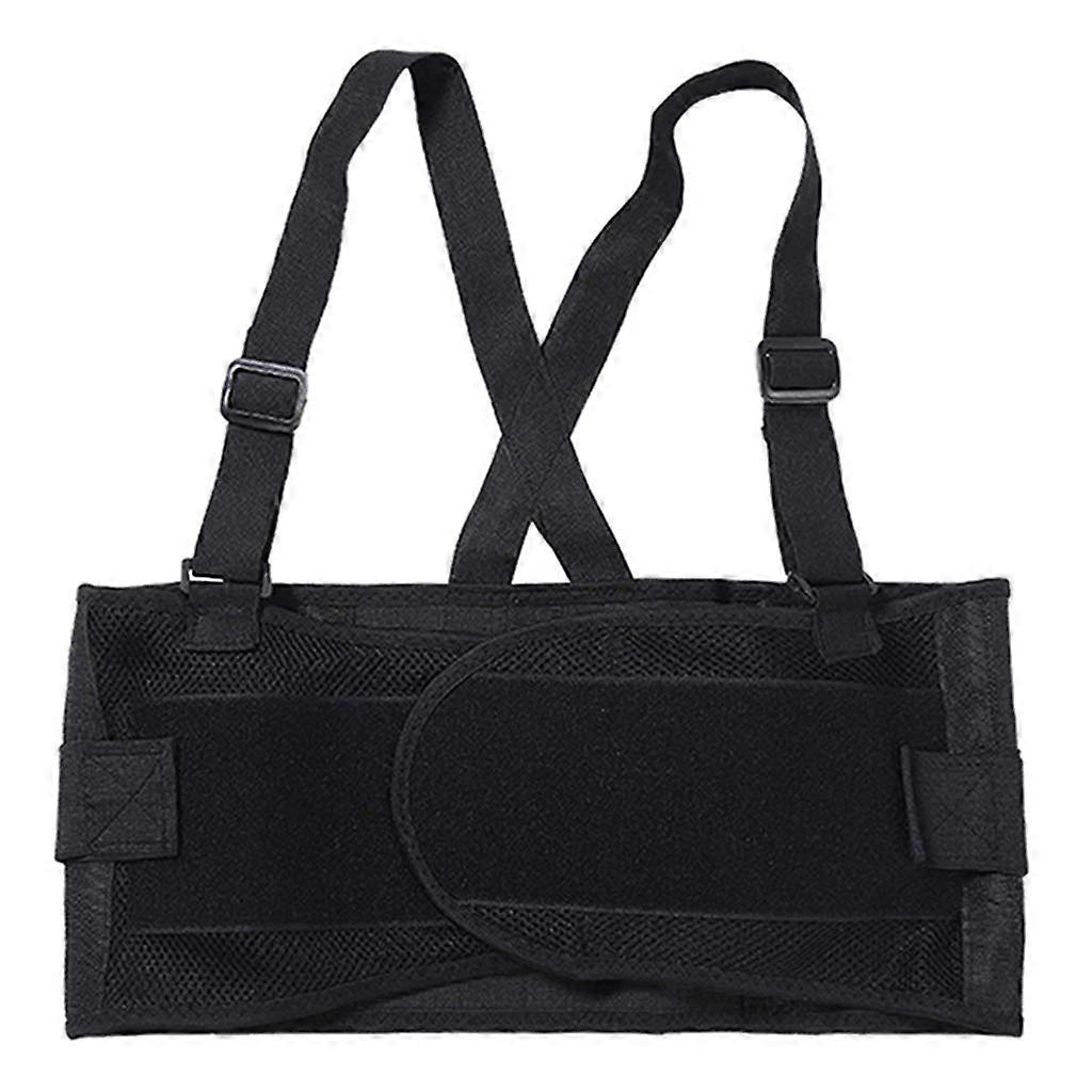 Weight Lifting Belt with Lower Back Support Adjustable Gym Waist Strap for Training L