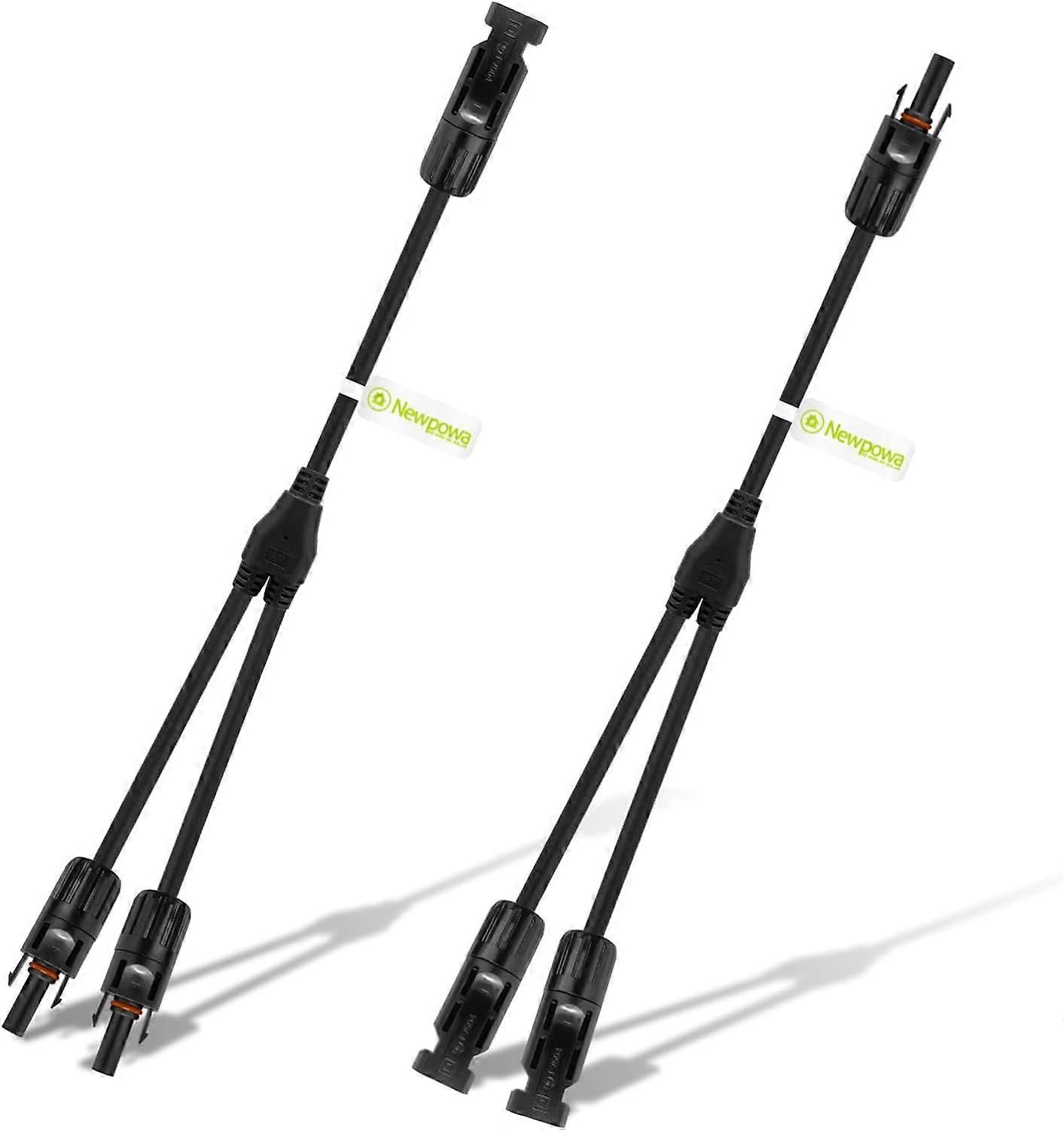 Solar Panel Branch Connector 2 to 1 Y Cable Adapter MC4 Plug and Play Parallel Connection Kit