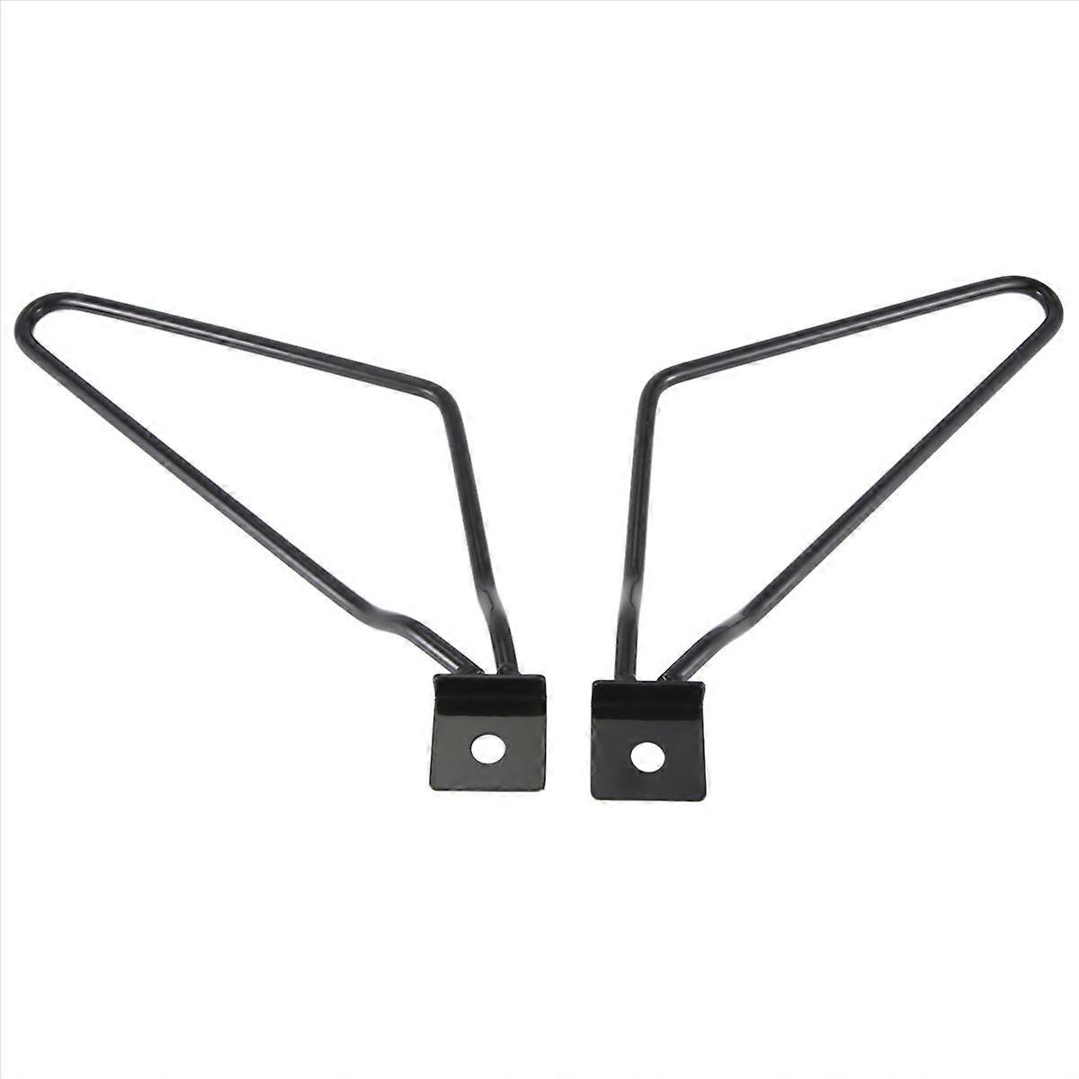 2Pcs Motorcycle Black Saddle Bag Support Rod Mounting Bracket