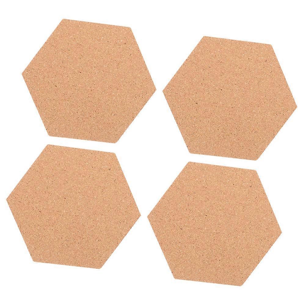 Cork Board Hexagon Wall Tiles for Message Display 20Pcs Pack