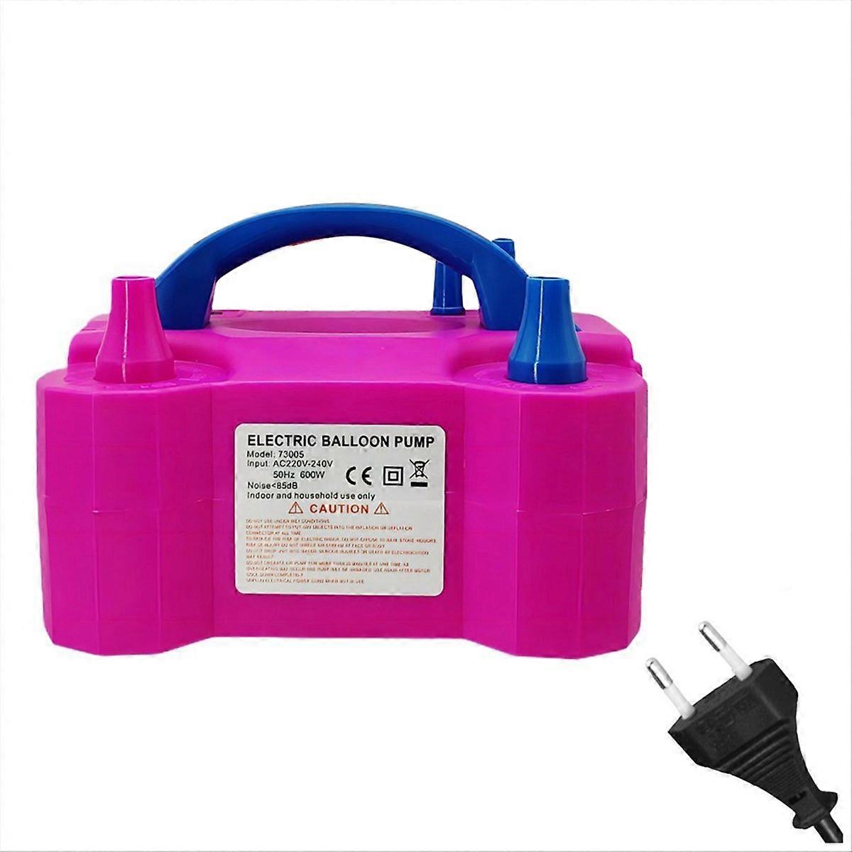 Portable Dual Nozzle Electric Balloon Inflator Blower EU Plug B