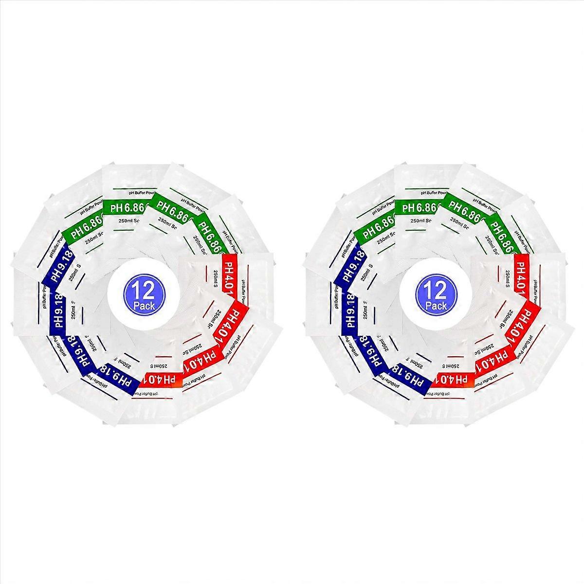 PH Meter Buffer Solution Powder, PH Calibration Solution Packets for Precise PH Meter