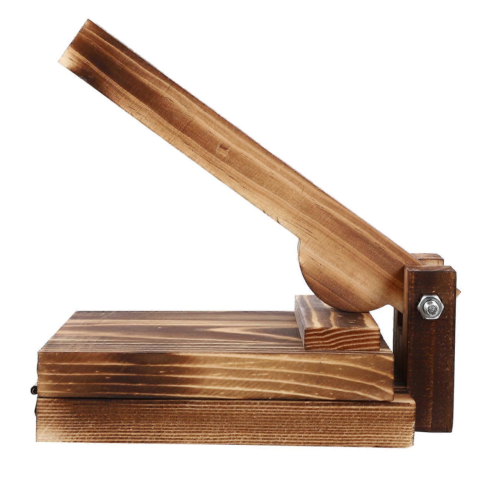 Simple Wooden Dumpling Wrapper Mold Dumpling Presser for Kitchen Use 1Pcs