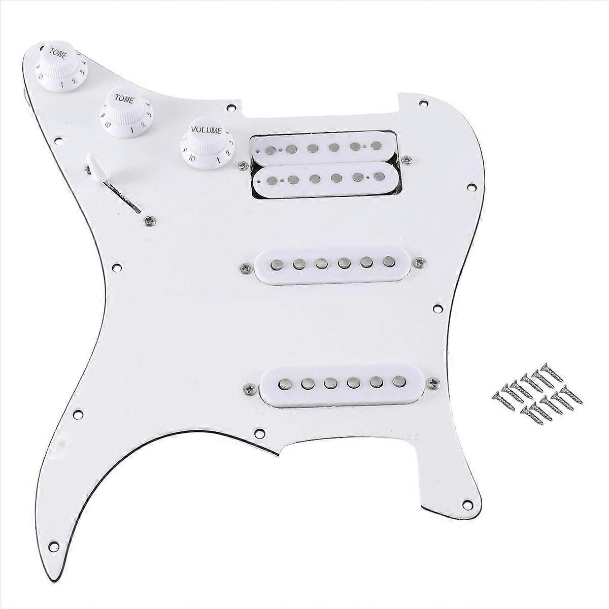  SQ Electric Guitar Loaded Prewired Pickup Assembly White Regular