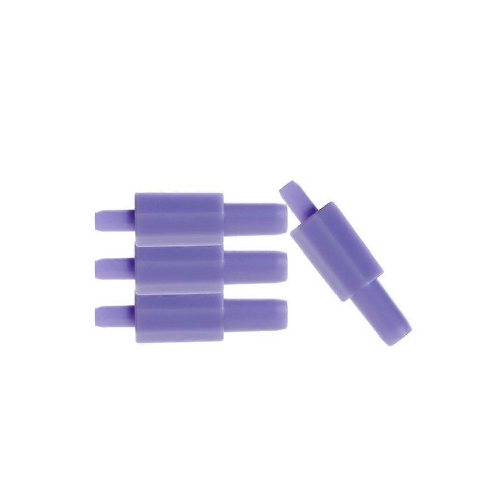 Electric Breast Pump Adapter for Connecting 6Pcs Purple Backflow Connector