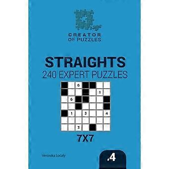 Twórca Puzzles-Straights 240 Expert Puzzles 7x7 (Tom 4)