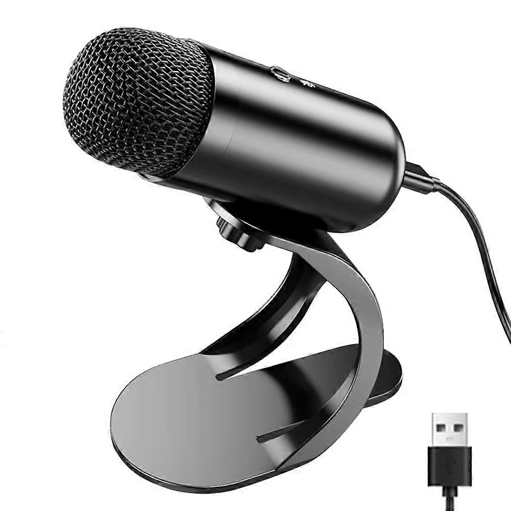Professional Wired Condenser Microphone Desktop High Voice Quality Computer USB Microphone