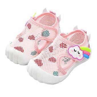 Sommar Baby Mesh Skor Storlek 5-32 Månader Bekväma och Andningsbara Babyskor Slip Tunna Promenadskor