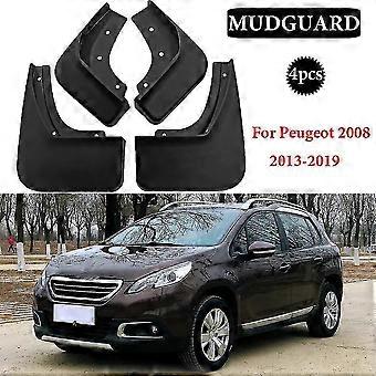 Front Rear Mudflap For Peugeot 2008 2019~2013 Mudguards Fender Mud Guard Flap Splash Flaps Car Accessories High Quality