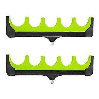 Suporte para vara de pesca de barco, 2 unidades, com 5 furos, suporte universal em EVA para varas de pesca, comporta varas grandes.