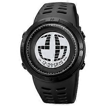 Digital Waterproof Sports Watch, Multi-Color Large Dial Electronic Watch with Luminous Backlight for Men Outdoor Daily Wear