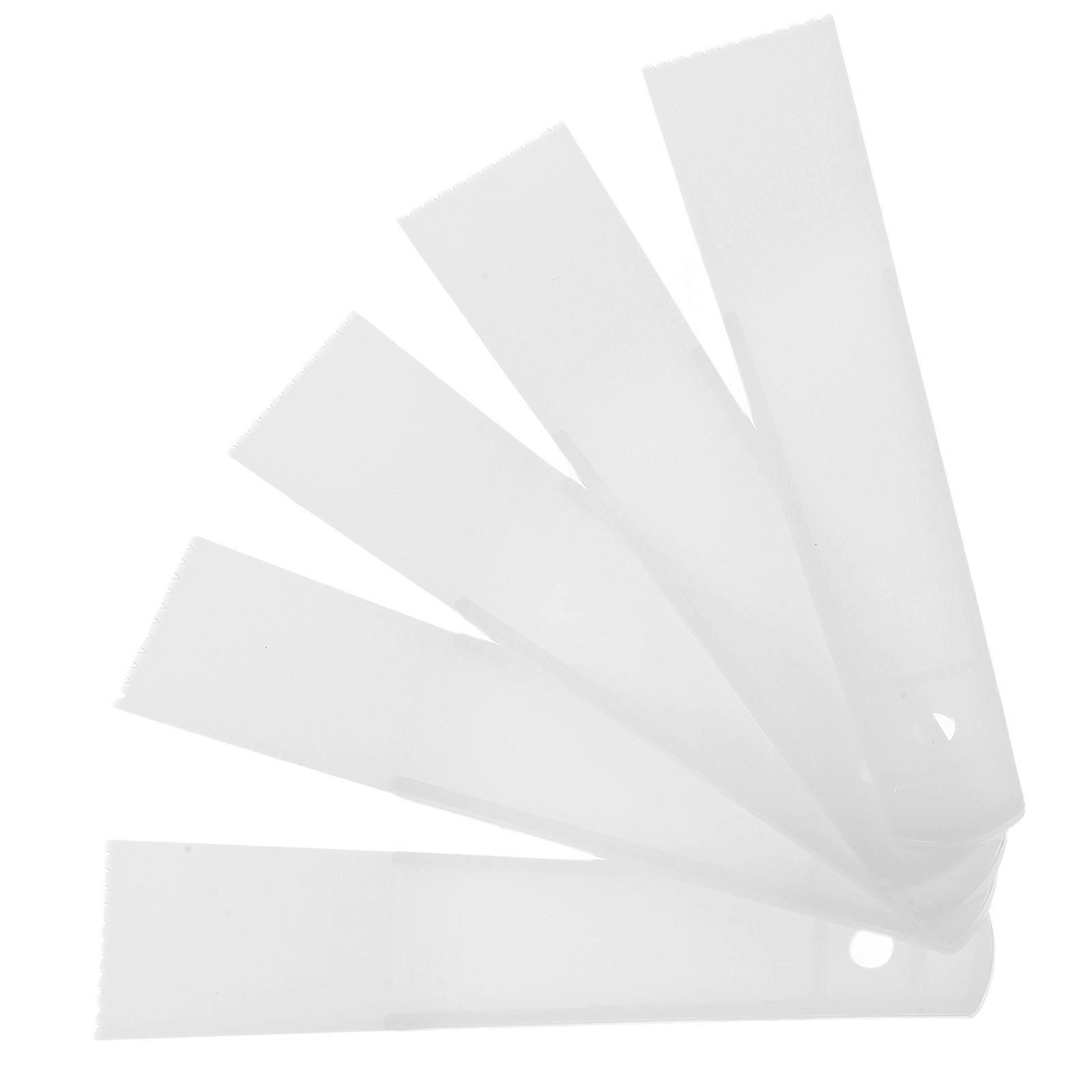 Plastic Glue Applicator Glue Spreader Tool for Crafts Use 5Pcs White