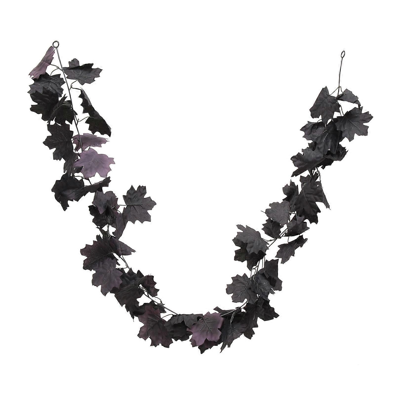 Halloween Decor 5Sets Maple Leaf Hanging Vine for Indoor Layout