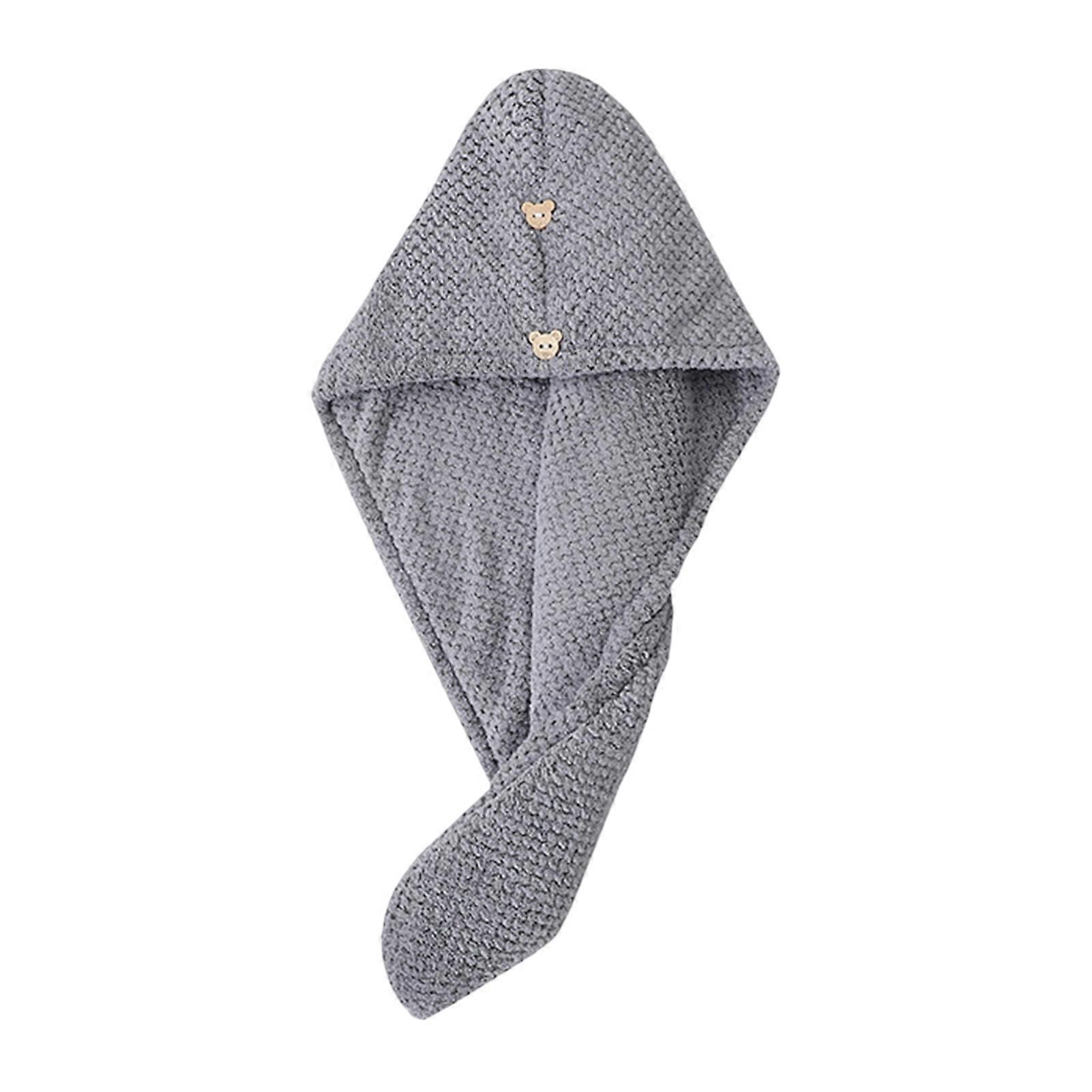 High Density Microfiber Hair Wrap for Fast Drying and Static Reduction