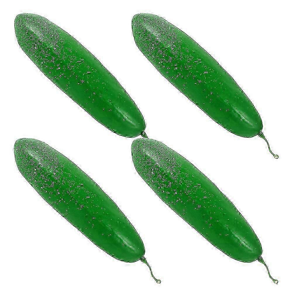 Plastic Artificial Cucumber Simulation compatible Decoration 8Pcs Set
