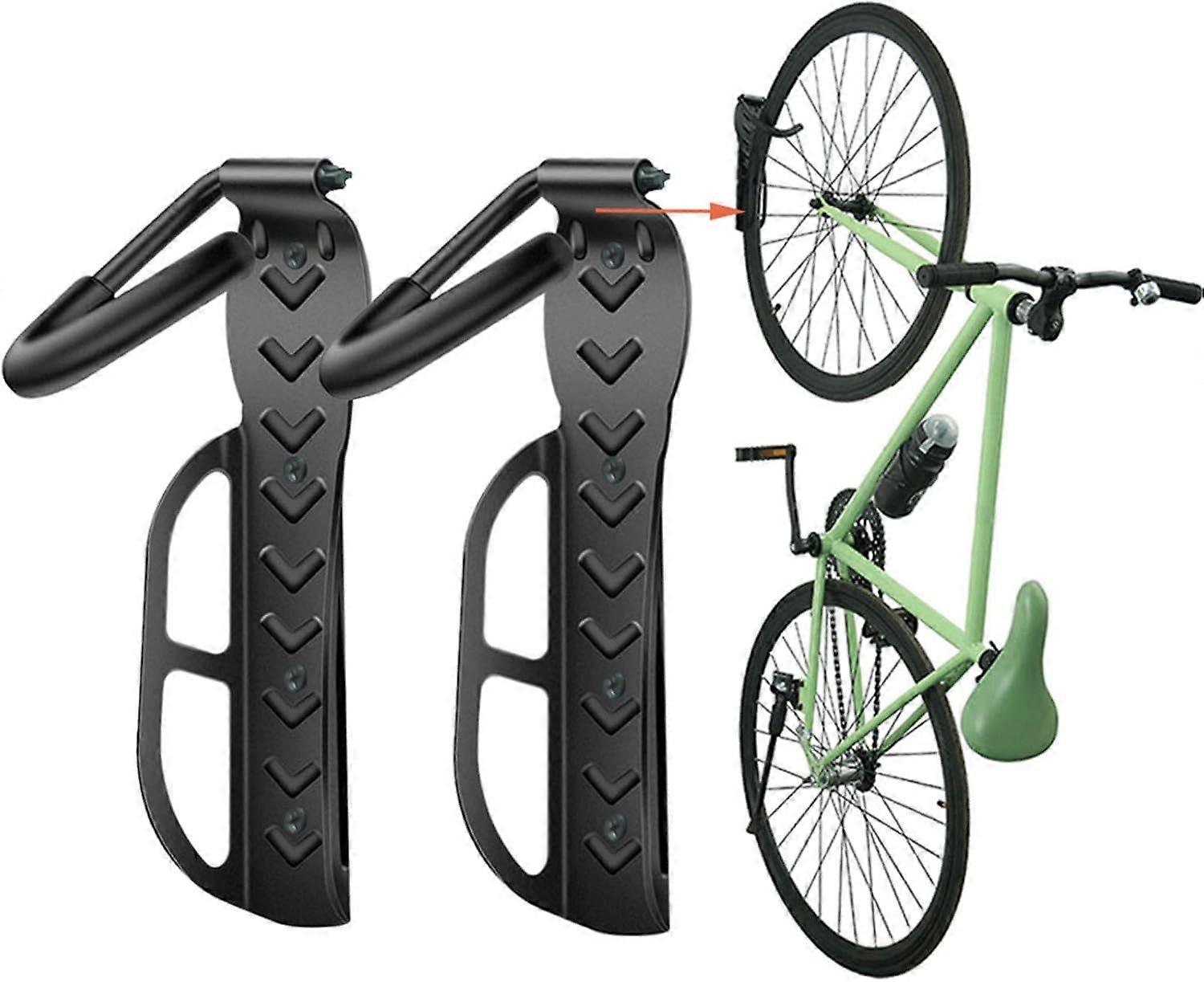 Durable Tri-Level Adjustable Bike Rack Space-Saving Swivel Storage