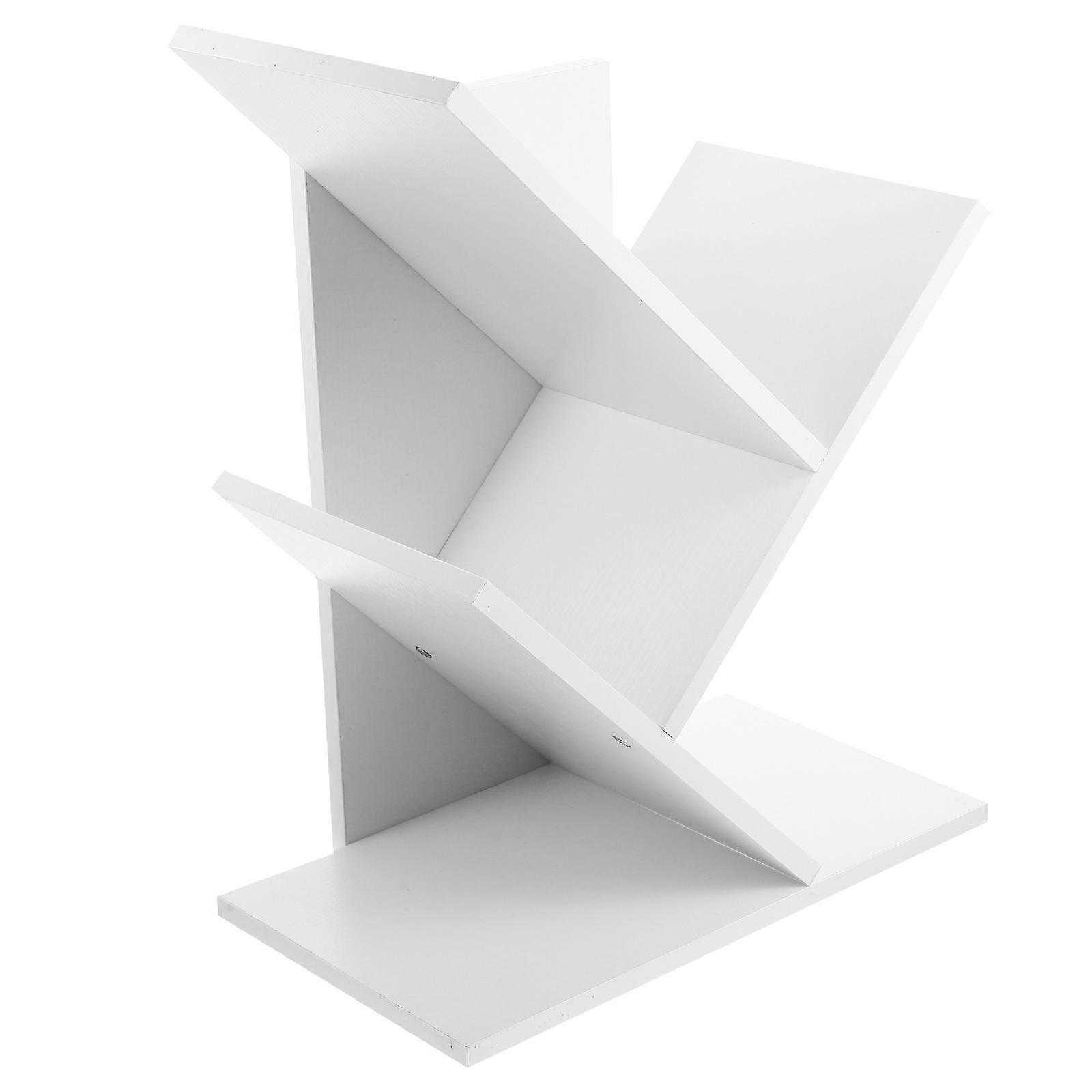 Stand Desk Book Shelf for Storage Use with Tree Shape
