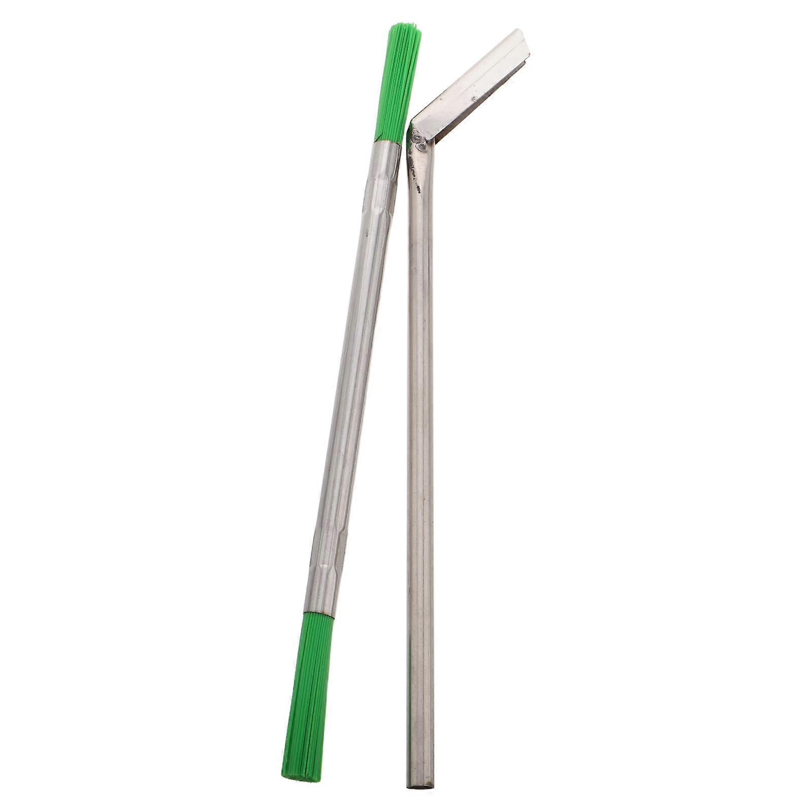 Electric Elevator Maintenance Tool for Cleaning 1Set with Long Handle Silver
