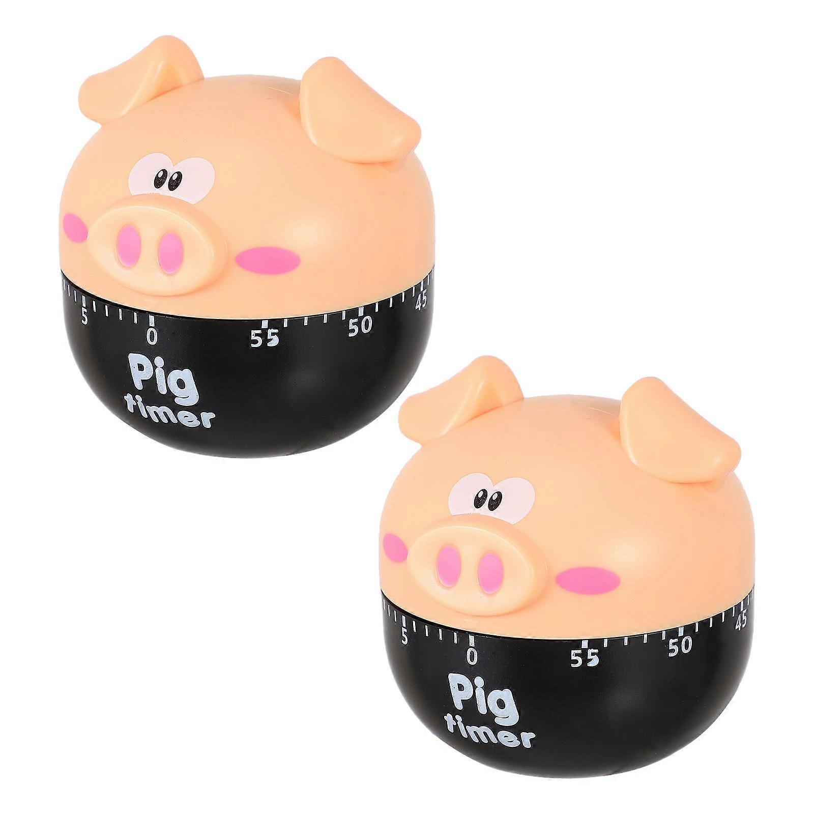 Kitchen Timer Mechanical Timer for Cooking 8Pcs Cartoon Design