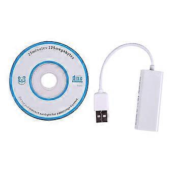 USB 2.0 - RJ45 LAN Ethernet -verkkosovitin Apple Macille, MacBook Airille, kannettavalle tietokoneelle