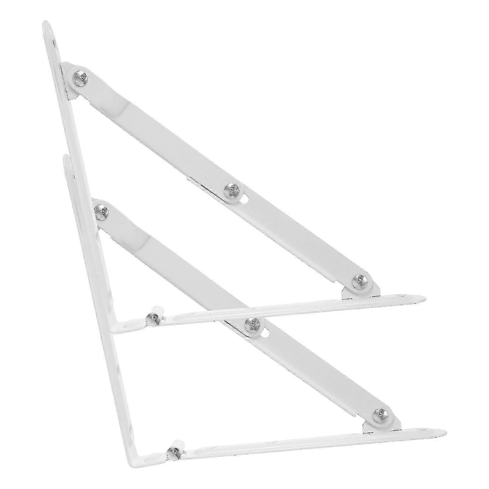 Folding Triangle Support Bracket 2Pcs Iron DIY Wall Shelf Brackets for Home Use