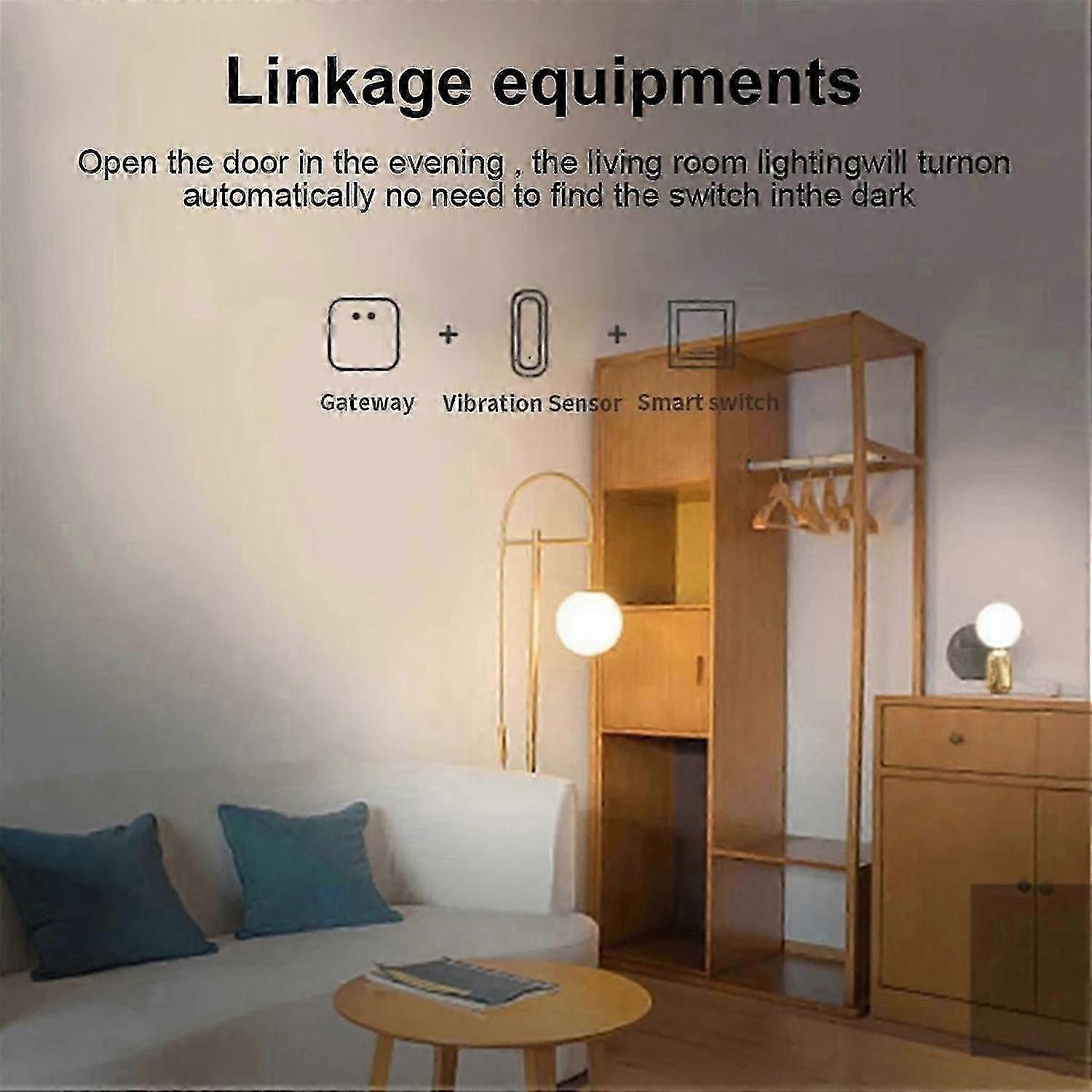 Tuya Zigbee Smart Vibration Sensor Tilt Detector
