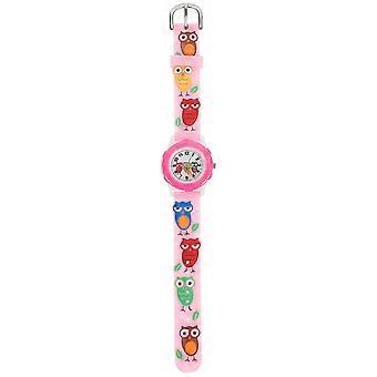 Children 3D Cartoon Wristwatch with Rubber Band compatible with Daily Use