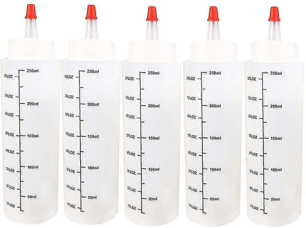 5 Pieces 250 Ml Dropper Bottle Liquid Bottle