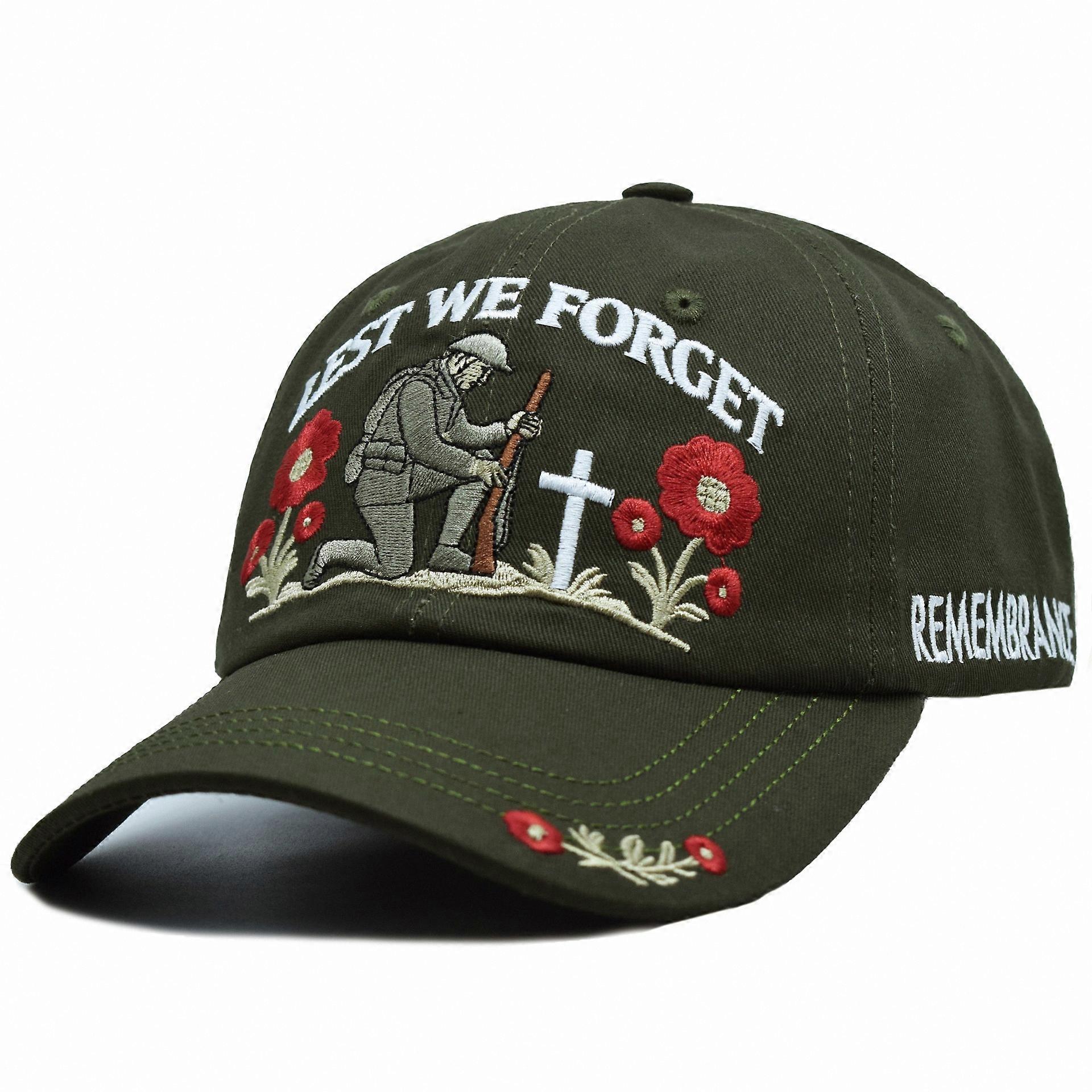 Heroes Never Forgotten Remembrance Baseball Cap, Lest We Forget