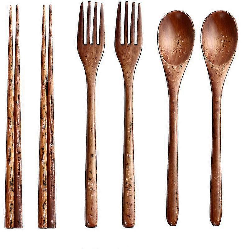 6pcs Kitchen Tableware, Exquisite Silverware set Kitchen Tableware