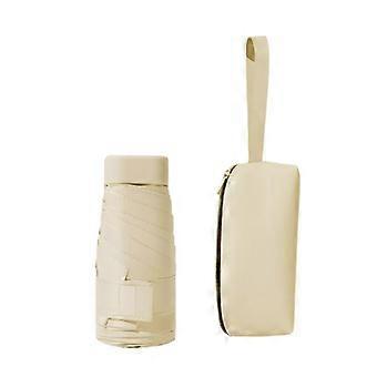 Foldable Rainproofs Umbrella Small Rain Cover with Protective Case Lightweighted