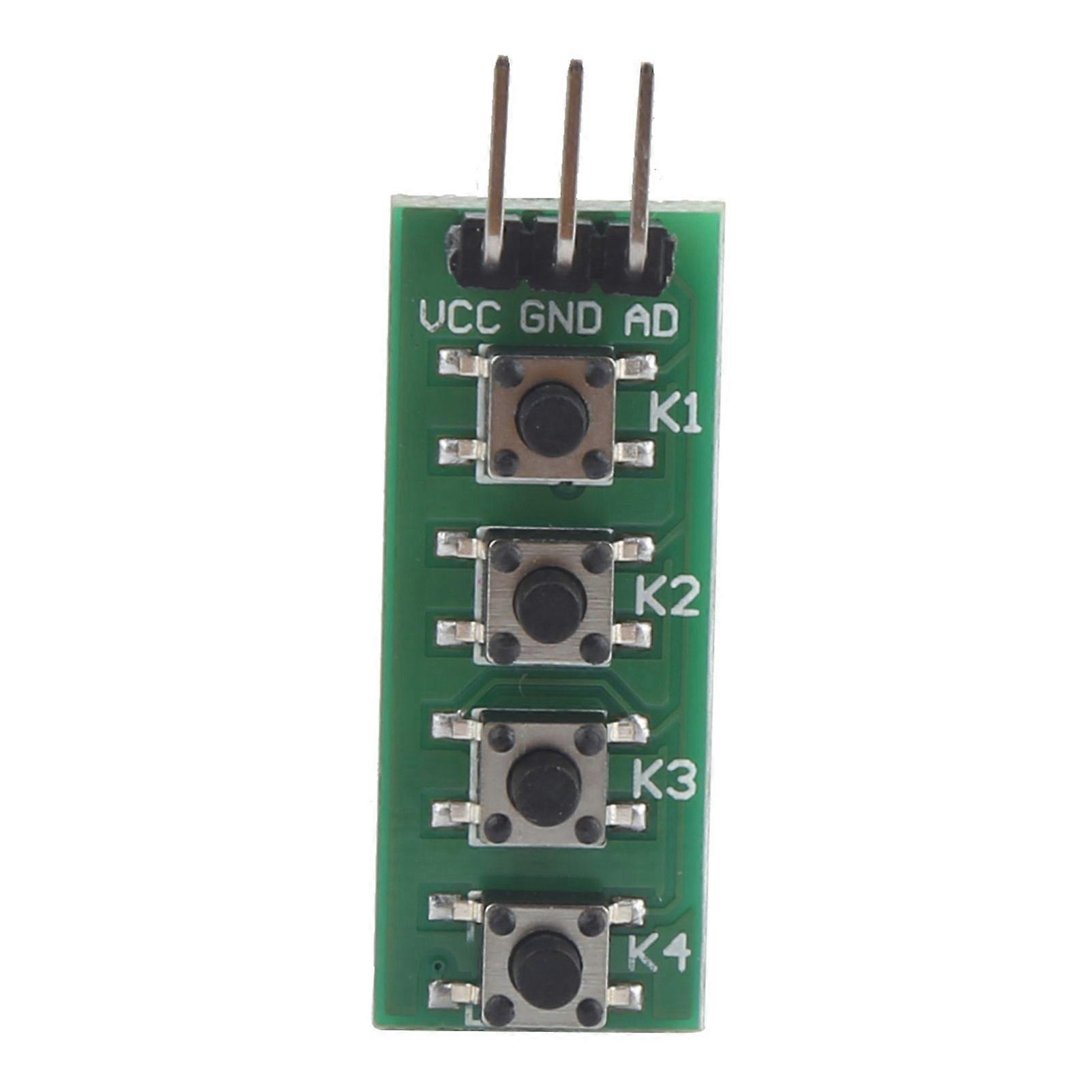 Button Key Module Small with 4?Buttons 1?Analog Output AD Pin KC11B04