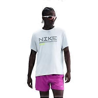 Nike Mens Miler Crew Neck Short-Sleeved T-Shirt