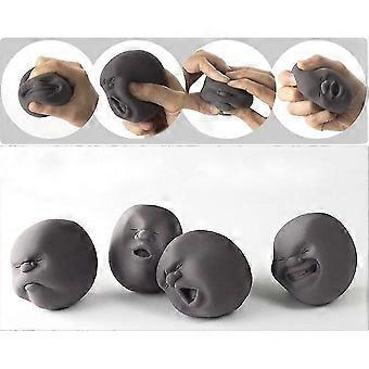 4piece Funny Novelty Gift Gadgets Vent Human Face Ball Anti Stress Scented Caomaru Geek Gadget Vent Toy